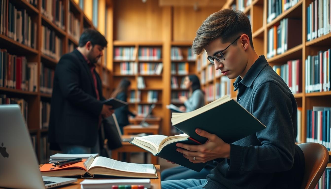 Student using online courses for flexible education